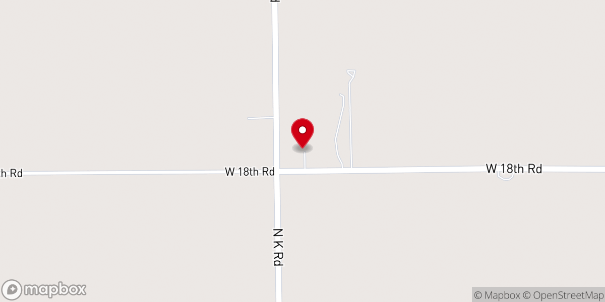 Map showing location of Monroe Evangelical Free Church