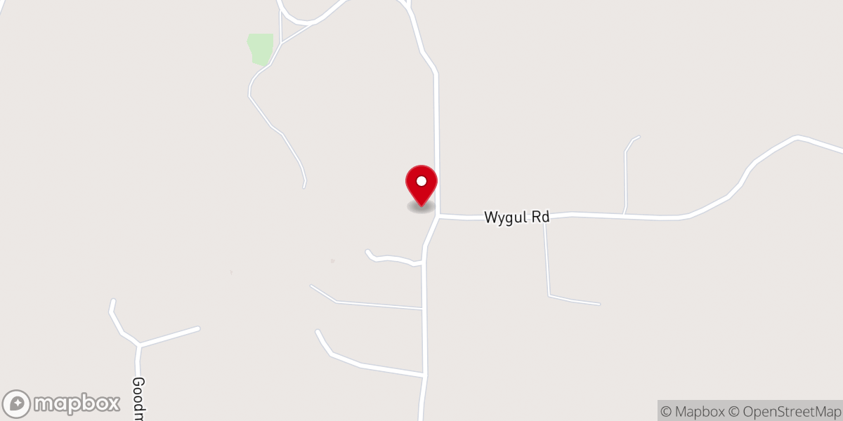 Map showing location of Carolina Church