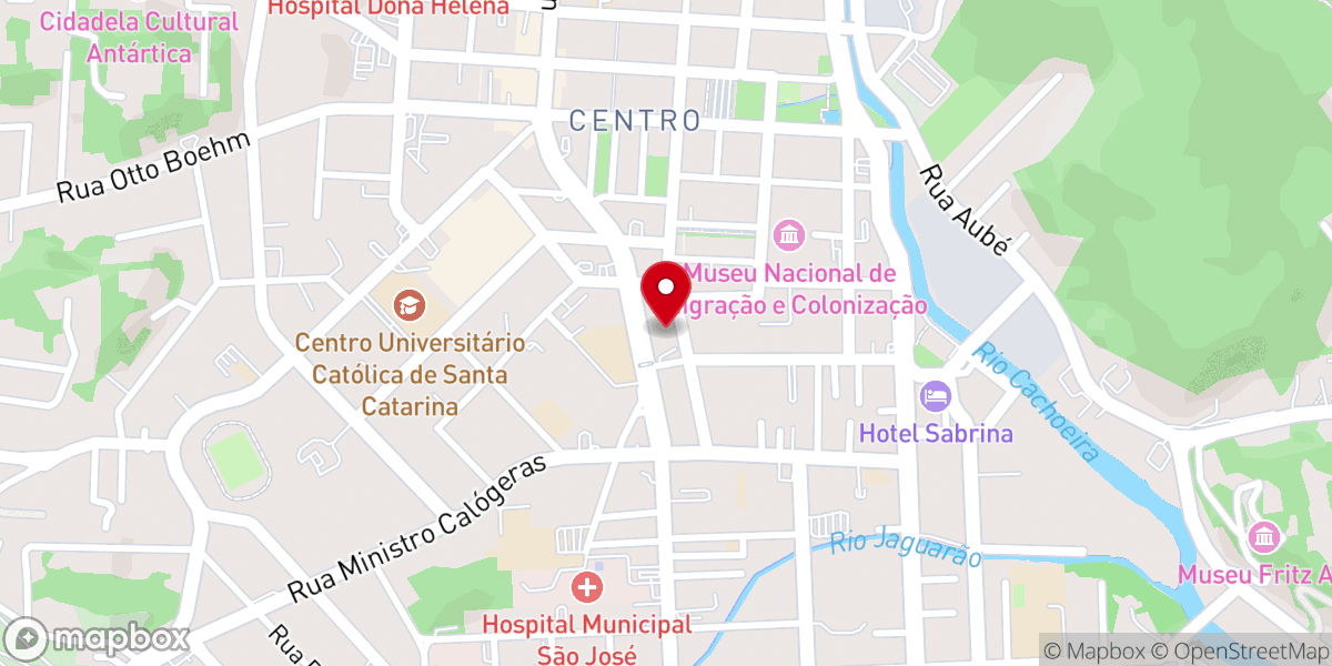 Map showing location of Catedral Metropolitana São Francisco Xavier