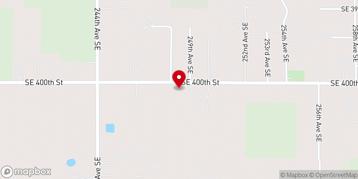 Map showing location of Northwest Bible Church