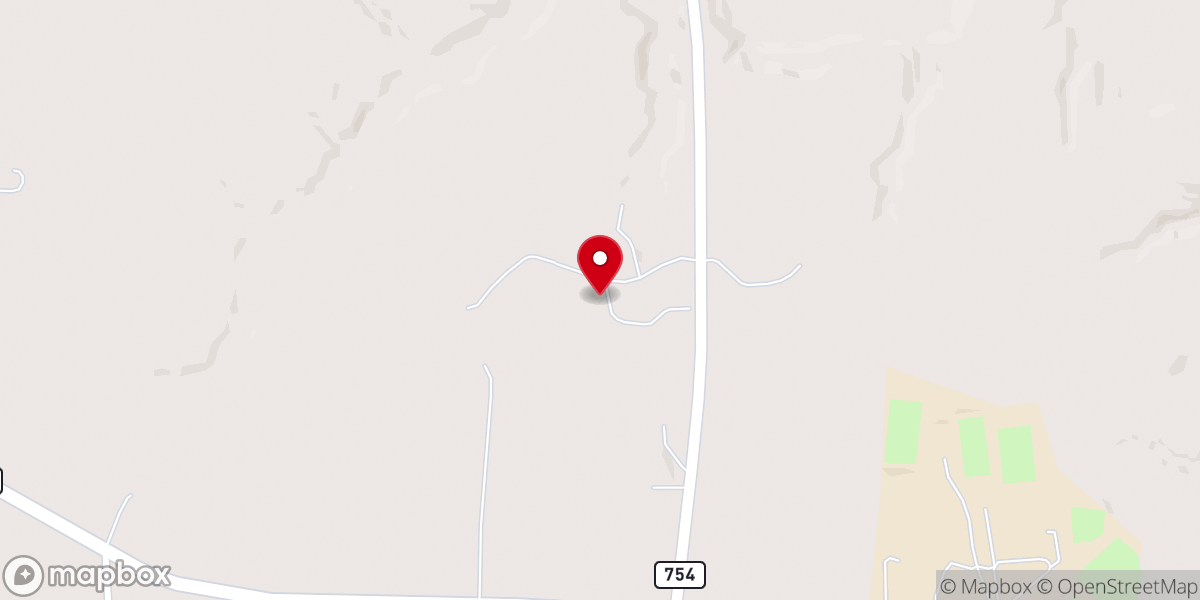 Map showing location of Mercy Hill Church - West