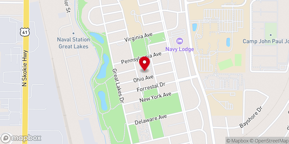 Map showing location of Chapel Forrestal Village