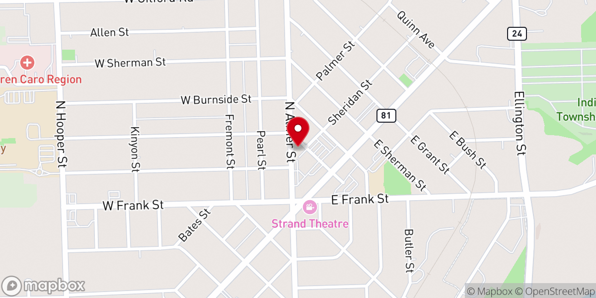 Map showing location of New Creation Community Church
