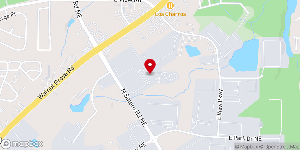 Map showing location of Conyers Church of God