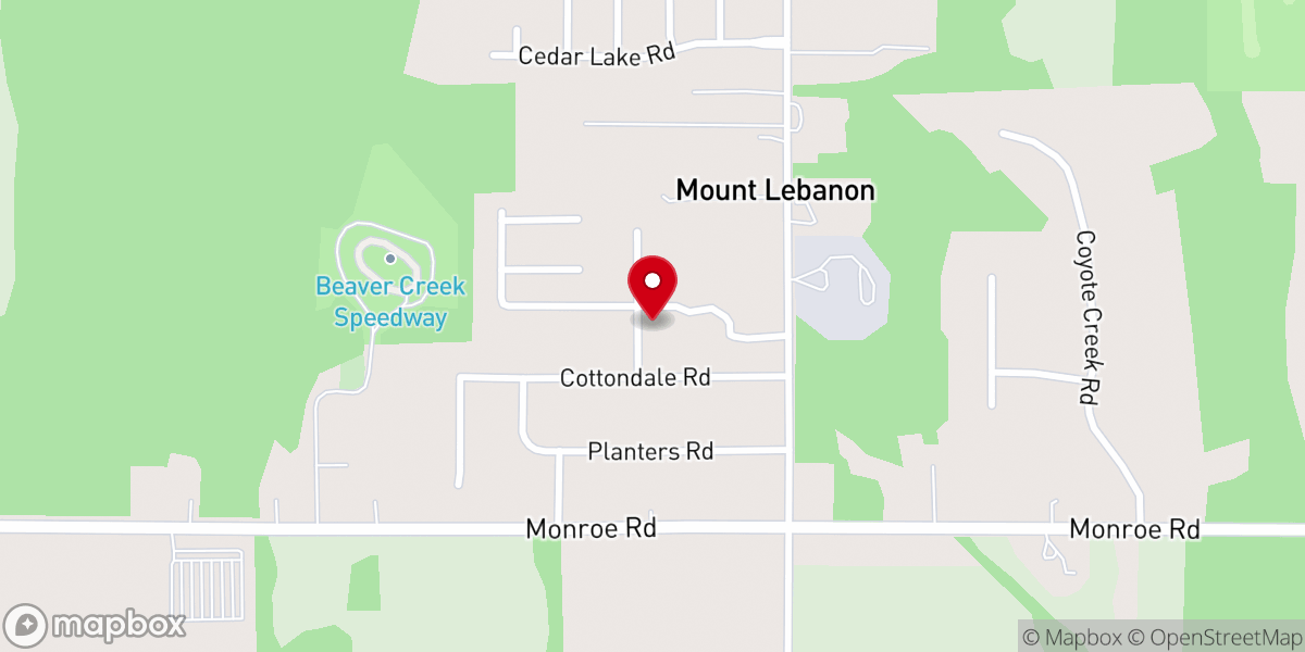 Map showing location of Charlie Walker Community Center