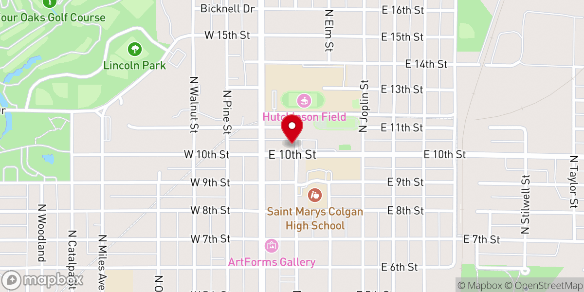 Map showing location of St Mary's Bargain Corner