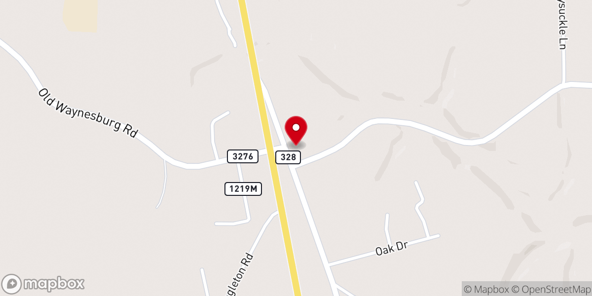 Map showing location of New Life Church