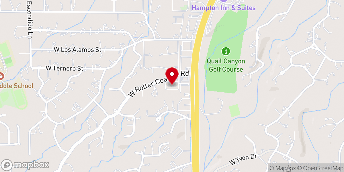 Map showing location of Dove of Peace Lutheran Church