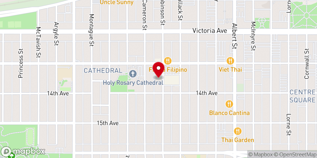 Map showing location of Centre for Evangelism & World Mission