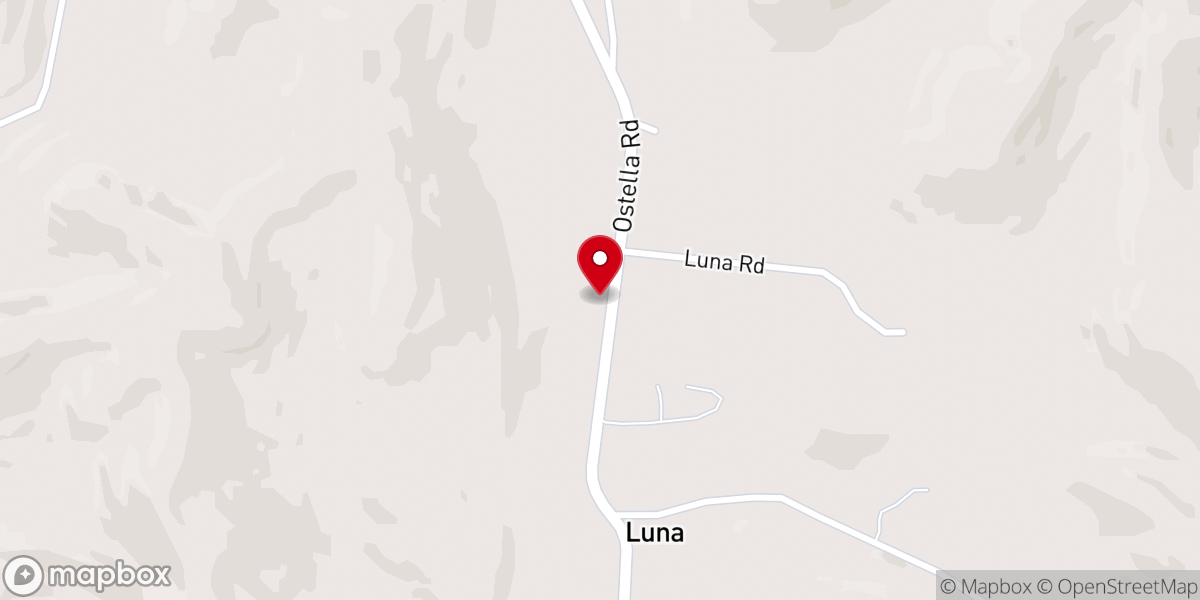 Map showing location of Hardin Chapel church of Christ