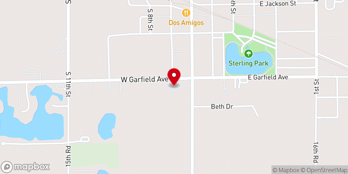 Map showing location of CrossPoint Sterling