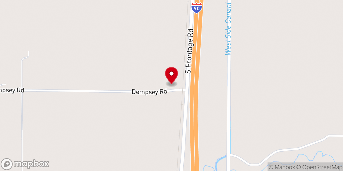Map showing location of Morrisite Church