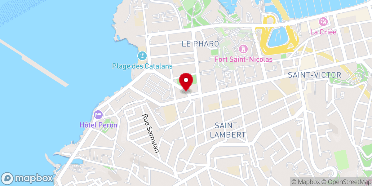 Map showing location of Paroisse Saint Georges