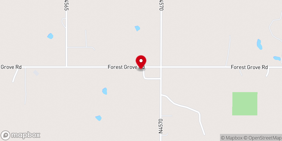 Map showing location of Forest Hill Baptist Church