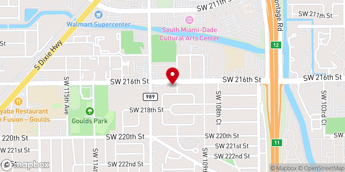 Map showing location of Grace of God Baptist Church