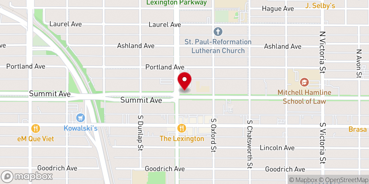Map showing location of Saint Thomas More Catholic Church