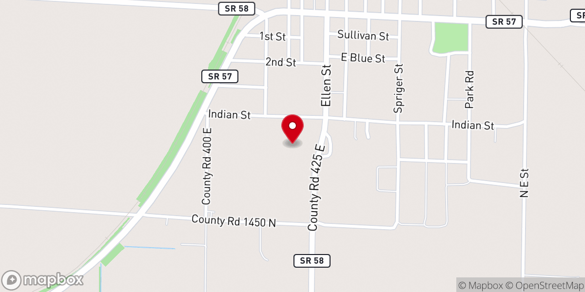 Map showing location of Land James