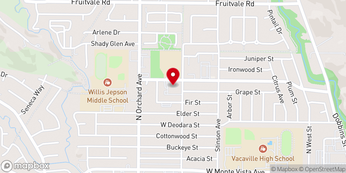 Map showing location of Mother's Day Out