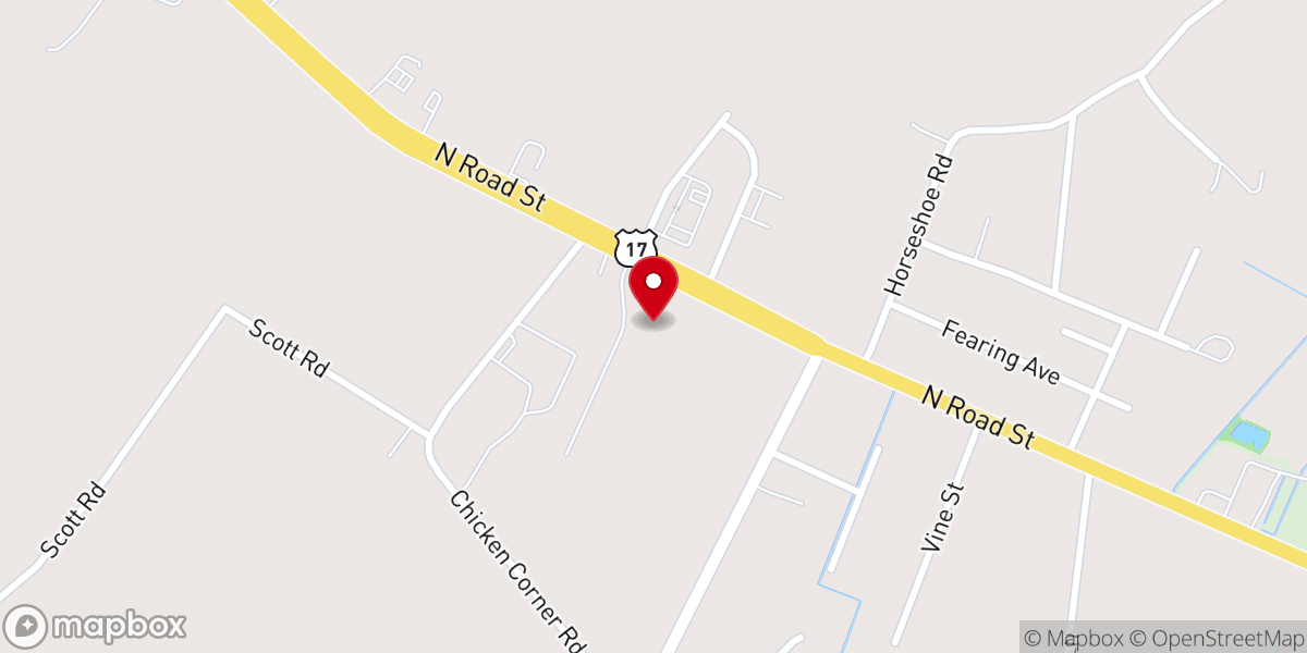 Map showing location of Journey Christian Church