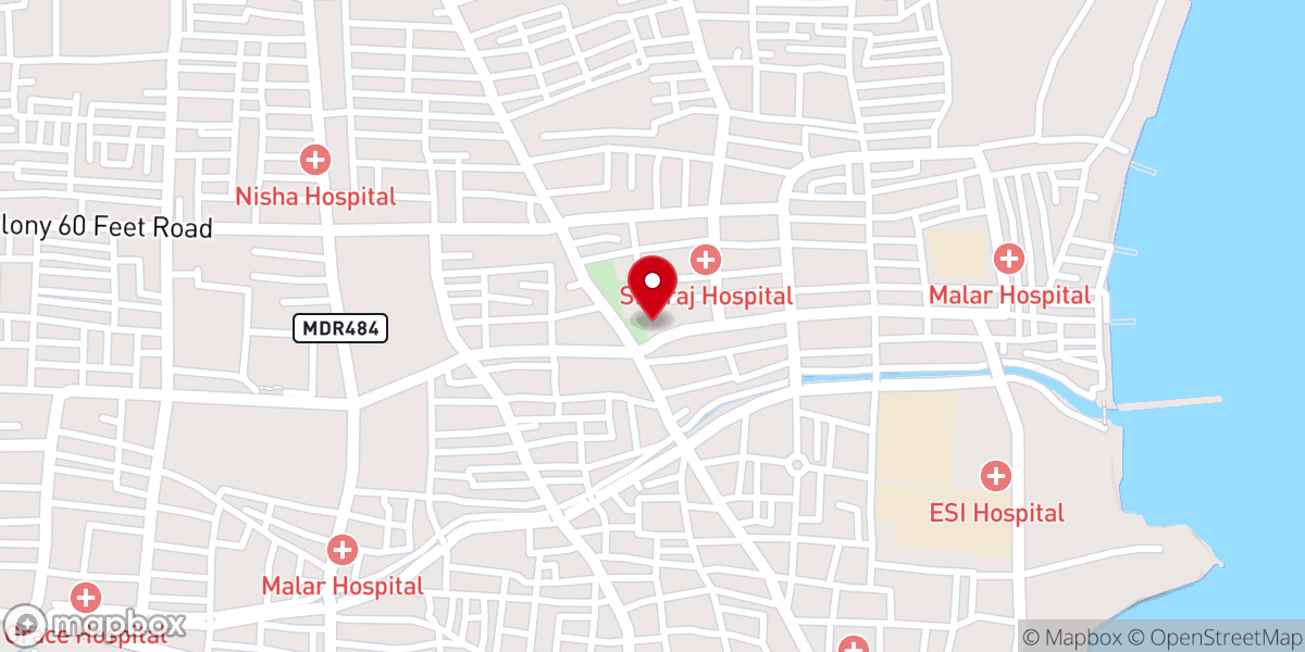 Map showing location of Assemblies of Zion Church