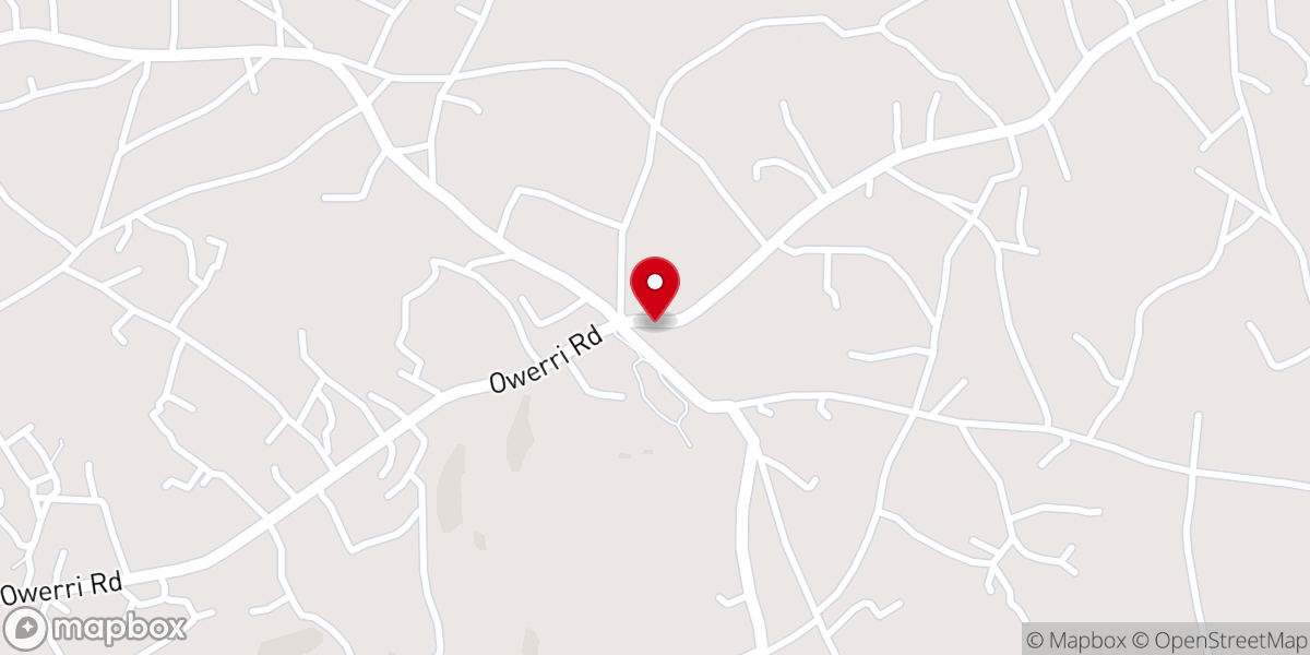 Map showing location of St. Michael's Catholic Church, Amakwa, Ozubulu