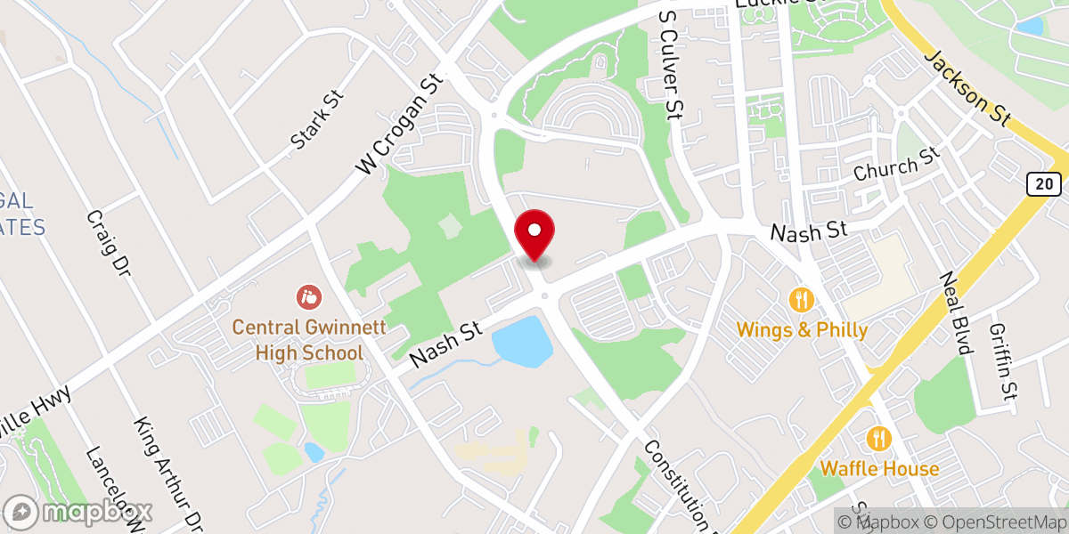 Map showing location of Pleasant Hill Baptist Church Ministries Inc