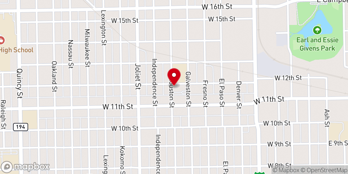 Map showing location of St Francis Mission Community