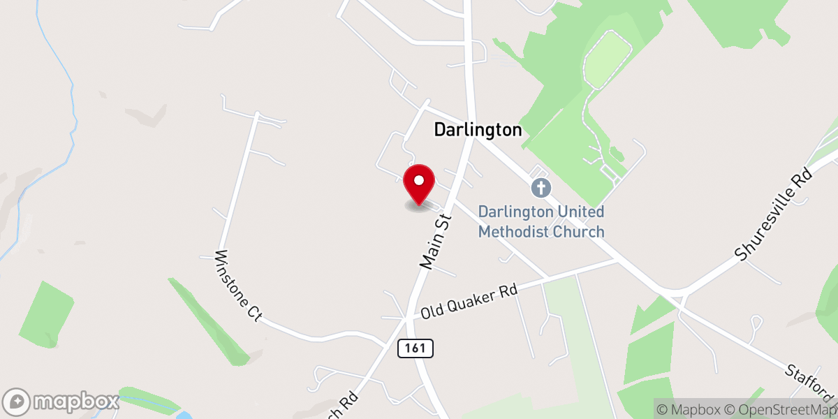 Map showing location of Grace Episcopal Church