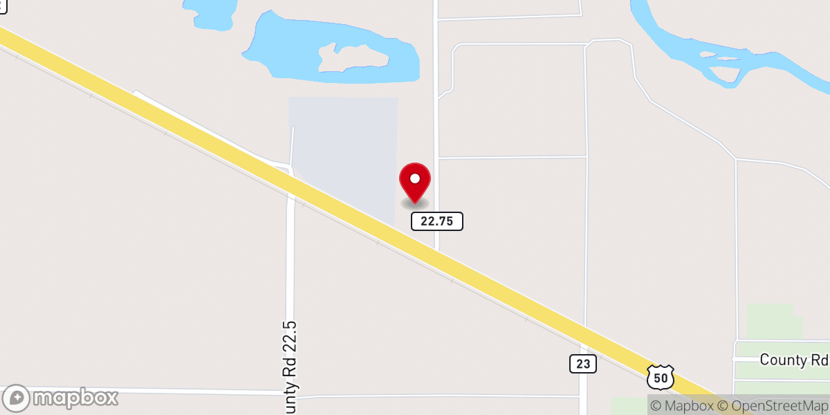 Map showing location of Valley Community Church