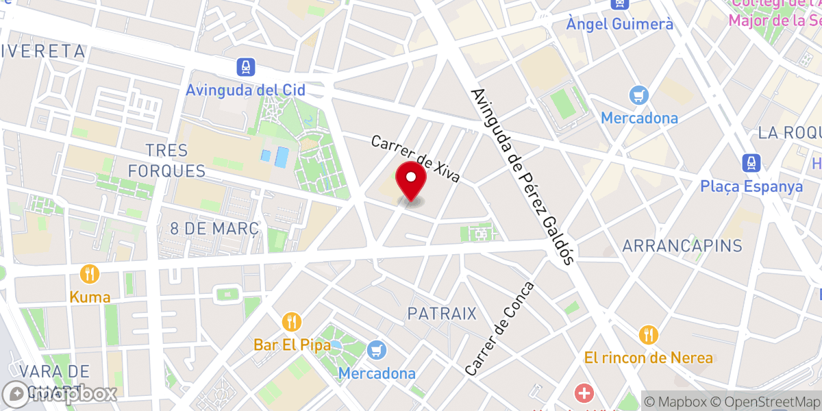 Map showing location of Parroquia Santo Domingo Savio y San Expedito Mártir