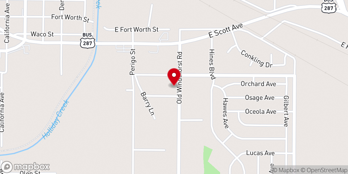 Map showing location of Encounter Church East Campus