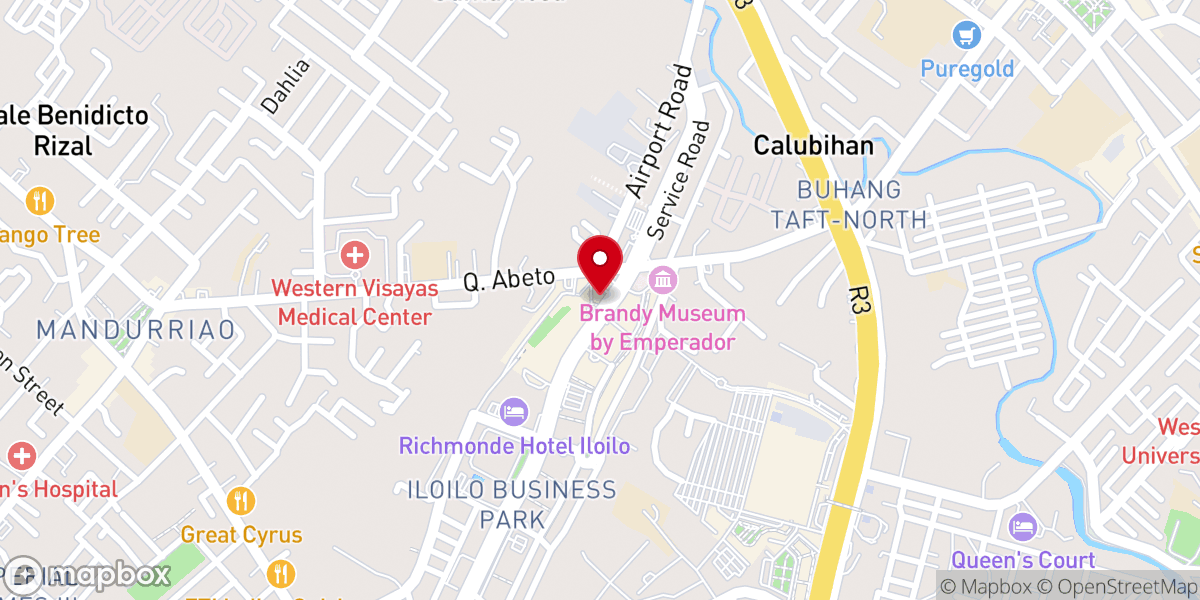 Map showing location of GCF Iloilo