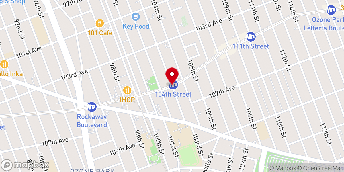 Map showing location of Church