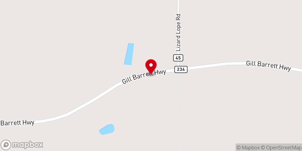 Map showing location of Cordray United Methodist Church