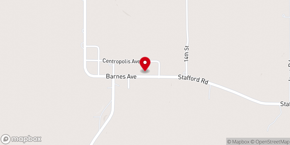 Map showing location of Centropolis Christian Church