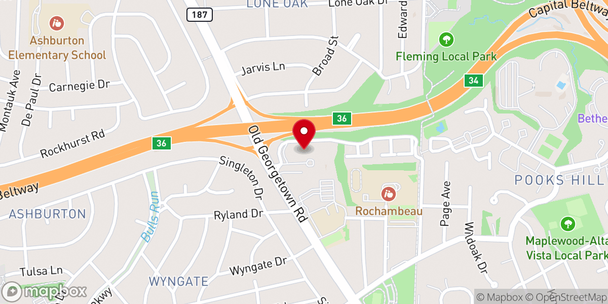 Map showing location of Maplewood Park Place