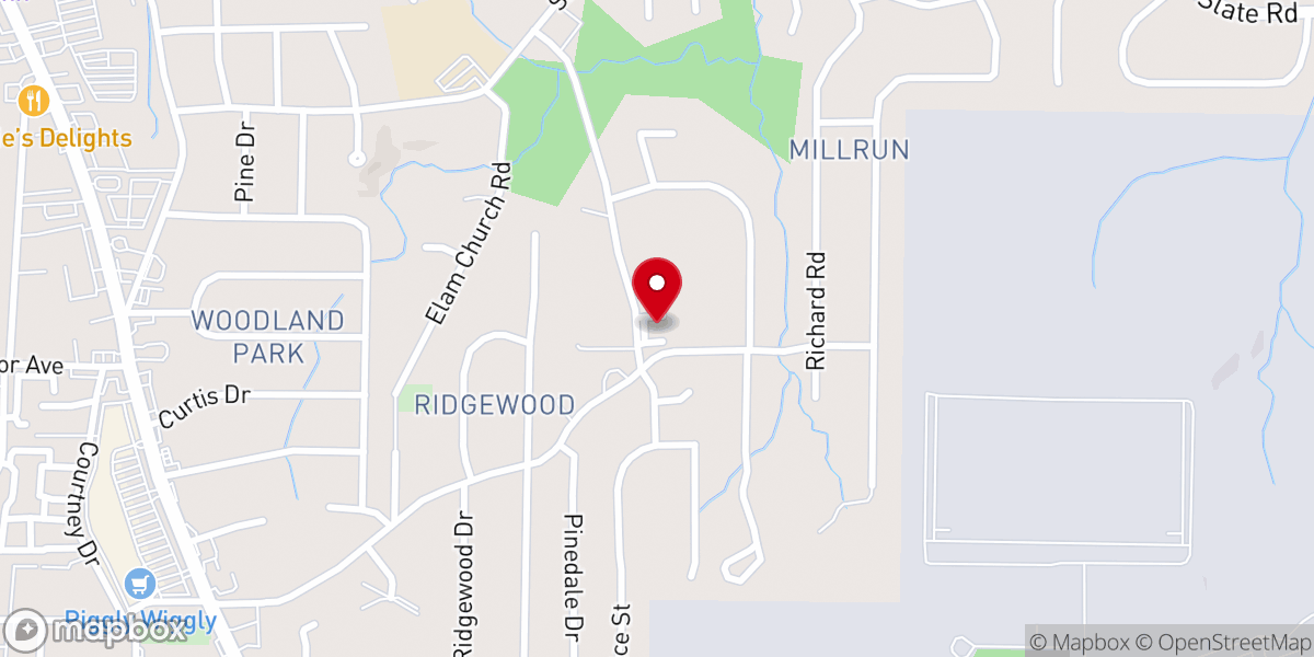 Map showing location of Living Word Church of God in Christ