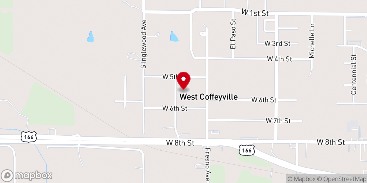 Map showing location of Mid-America Revival Center