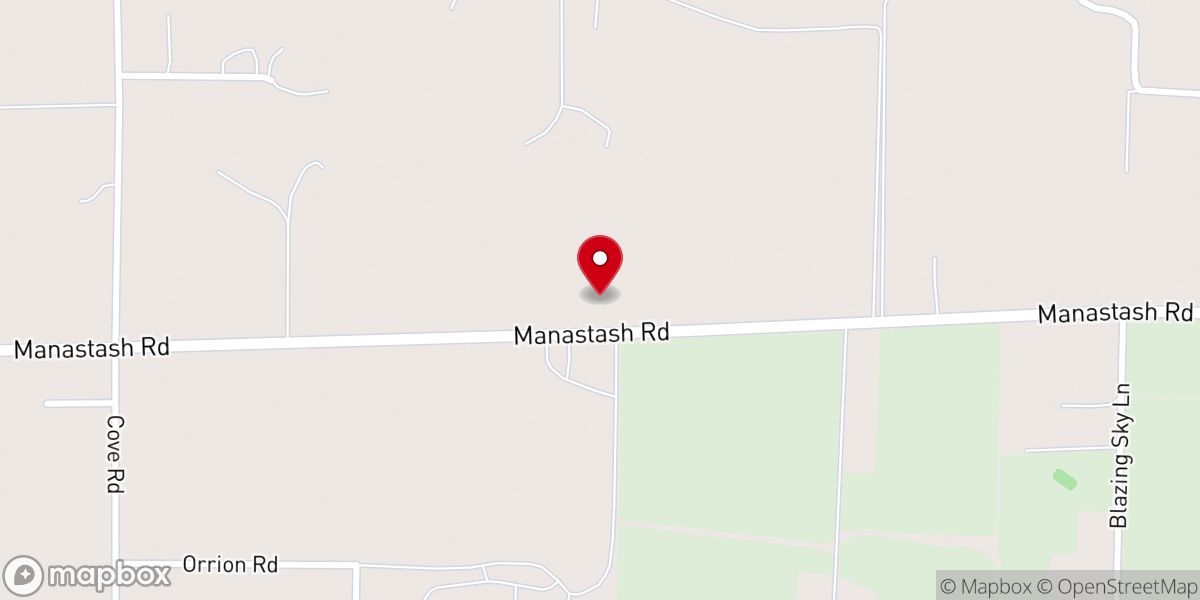 Map showing location of Menastash Grange