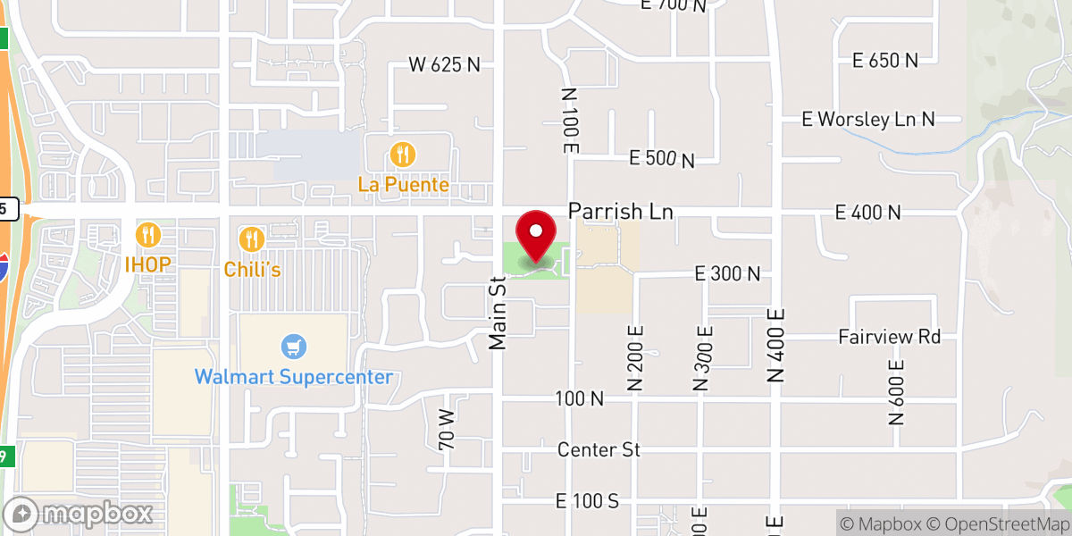 Map showing location of William R. Smith Park