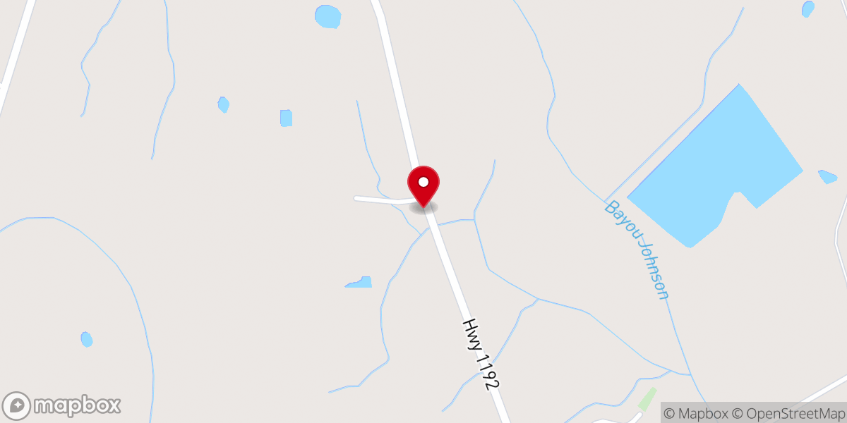 Map showing location of St. Paul Baptist Church