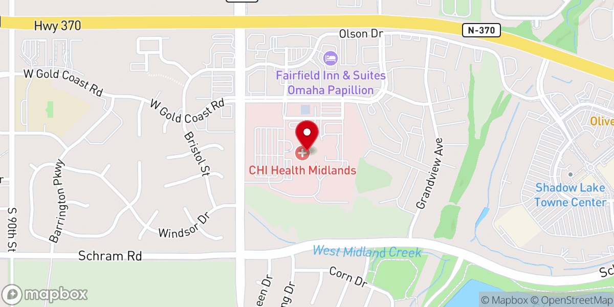 Map showing location of Grace Community Church