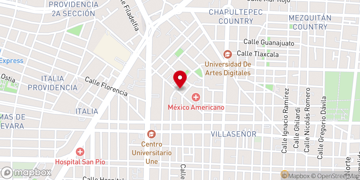 Map showing location of Iglesia Cristiana Bautista Getsemani, AR.