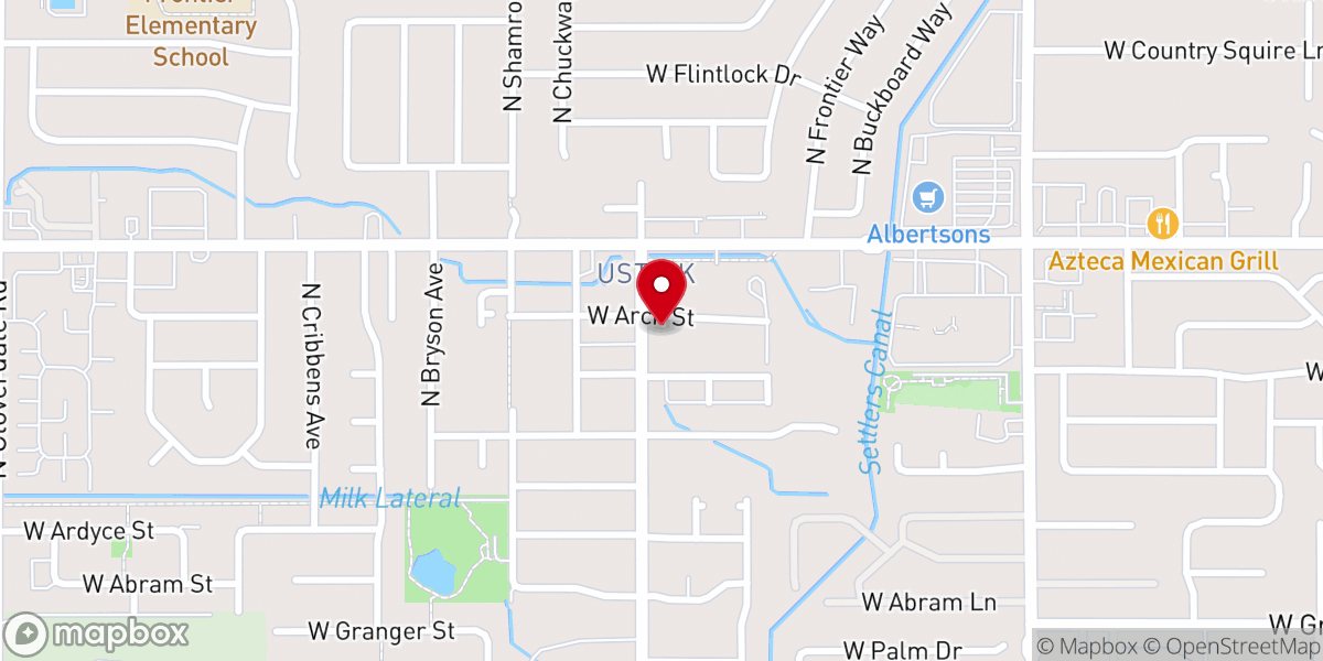 Map showing location of Morning Star Christian Church
