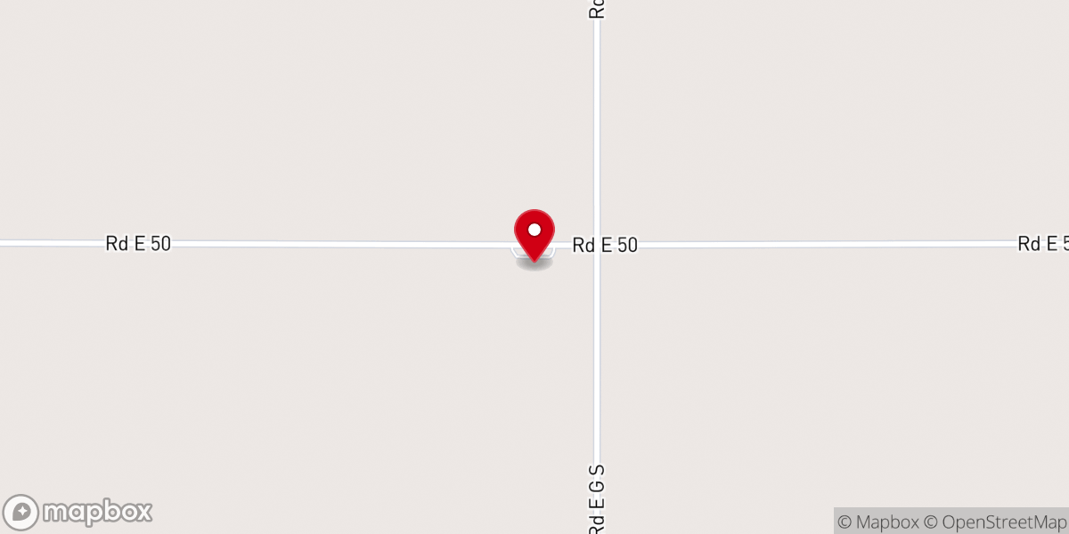 Map showing location of St John's Lutheran Church