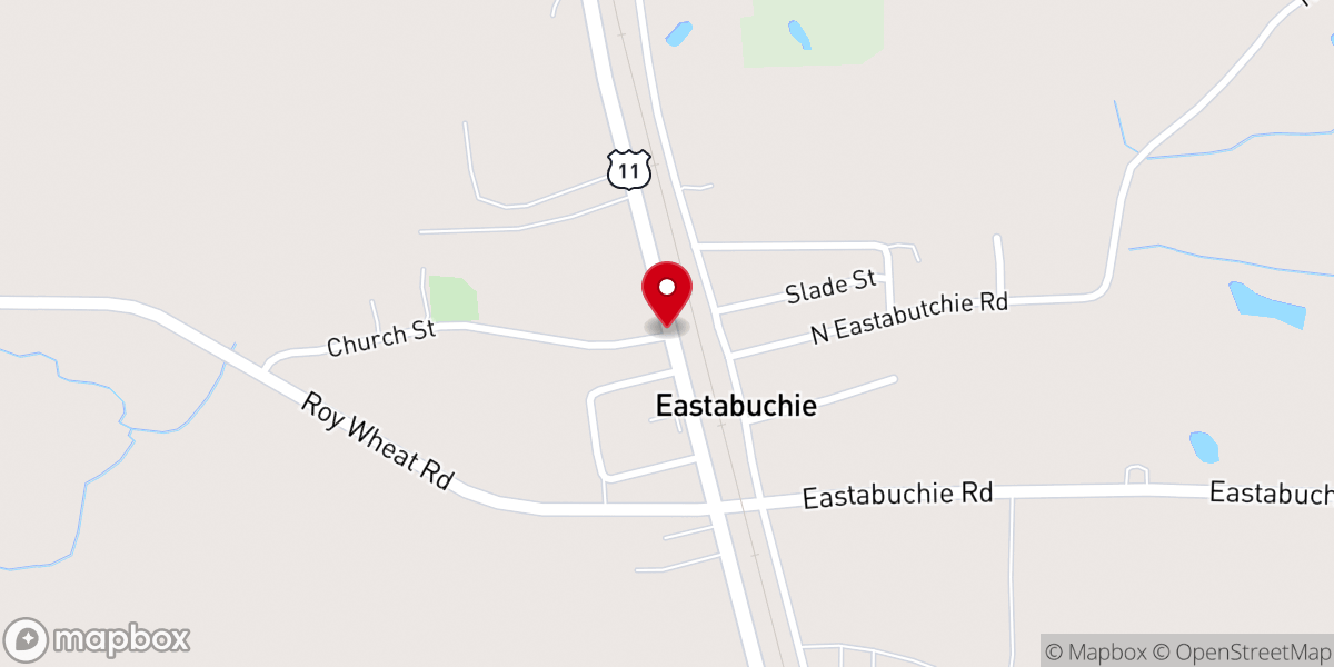Map showing location of United States Postal Service