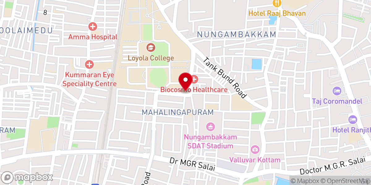 Map showing location of Church of St. Joseph the Worker