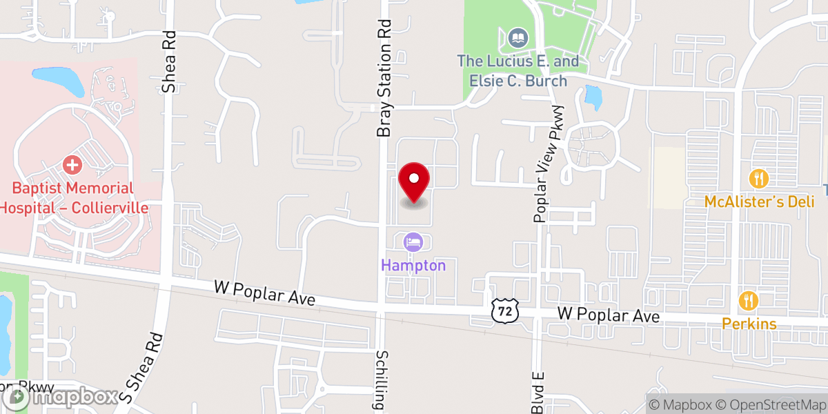 Map showing location of Incarnation Catholic Preschool