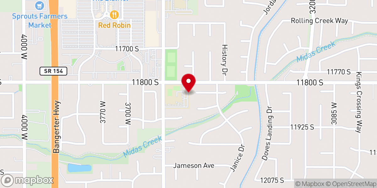 Map showing location of Saint Andrew's Food Pantry - Food Distribution Center