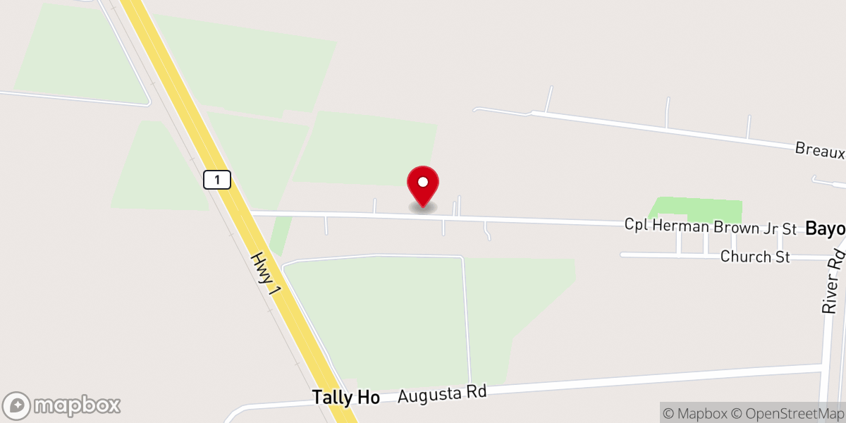 Map showing location of Word of Truth New Life Center
